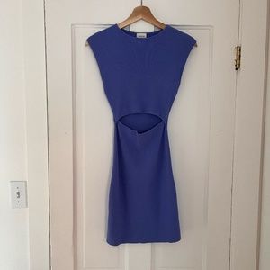 Wilfred Cutout Knit Mini Dress